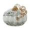 Glitzhome® Small Marble Glass Pumpkin, Gray